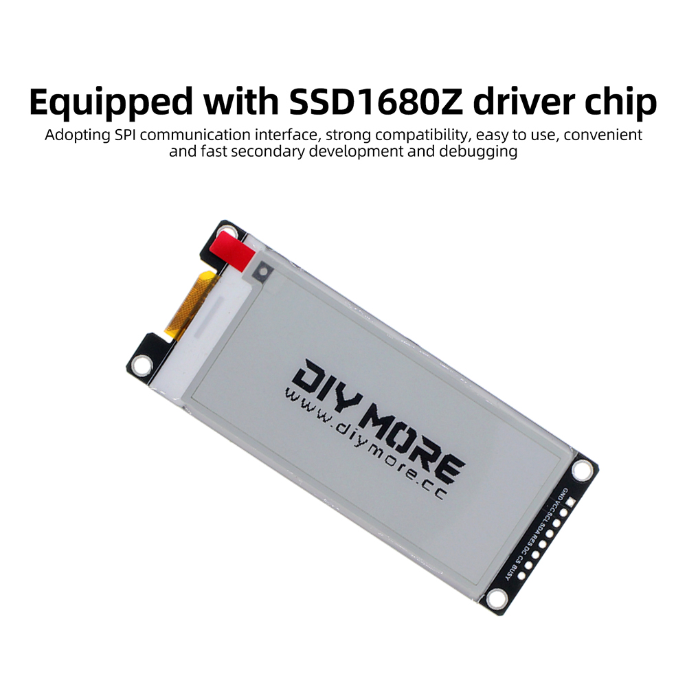 2.9'' Black White Red Yellow D - Display Epaper 2.9 ulasan dan harga